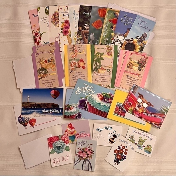 Greeting Cards 250+ All Occasion Cards & Envelopes NEW Birthday Get Well…‎ - Picture 6 of 14